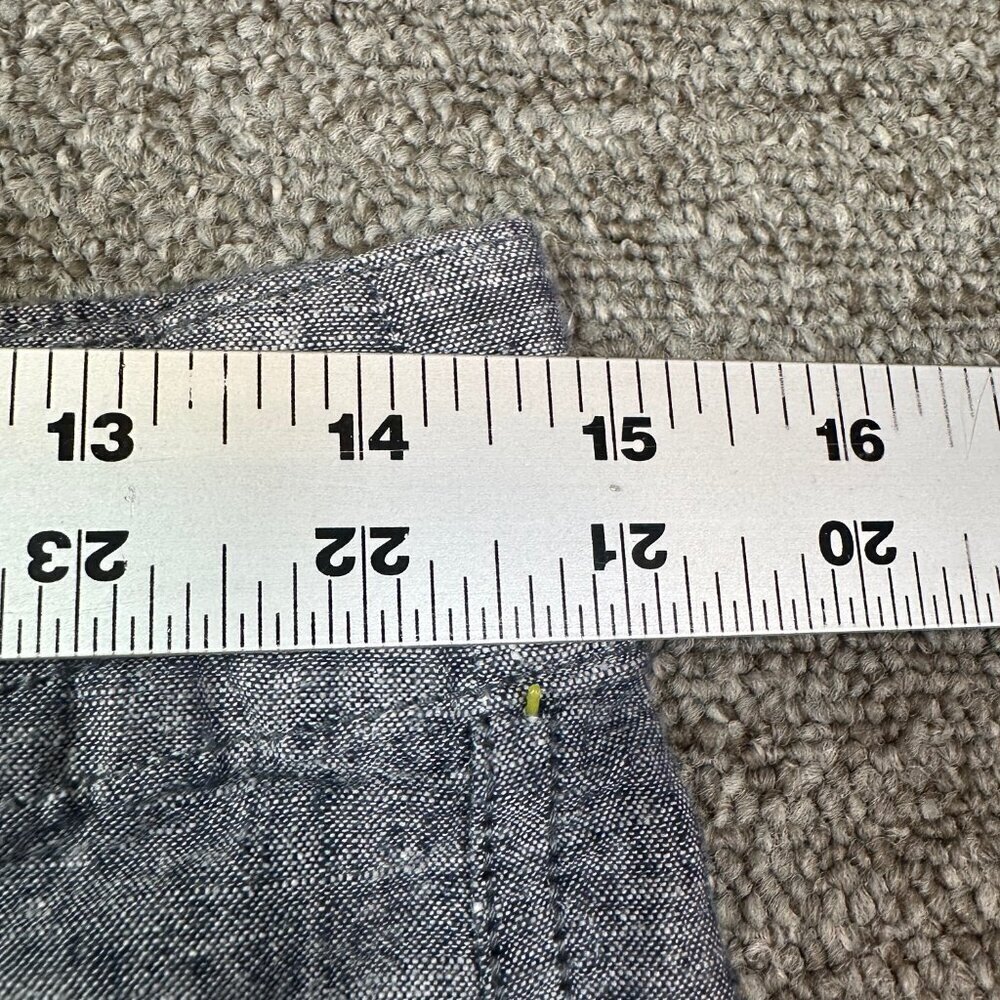Patagonia Gray High-Waist Linen-Blend Drawstring Shorts - Picture 3 of 7